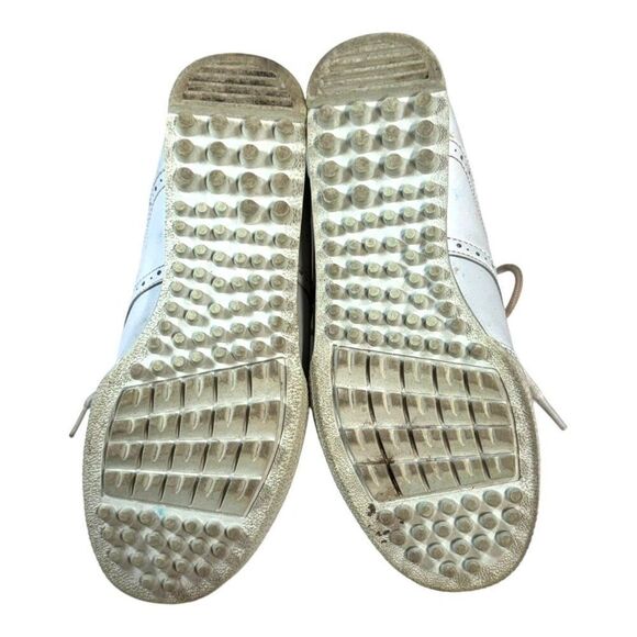 MacGregor Vintage Womens White Golf Saddle Shoes Size 7.5 With Vintage Box EUC - Picture 7 of 9